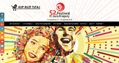 Desktop Screenshot of festiwalkiepury.pl